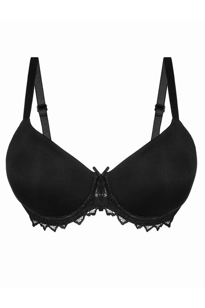 Lepel 93206 Fiore Black Moulded T-Shirt Bra - Shirley Allum Boutique