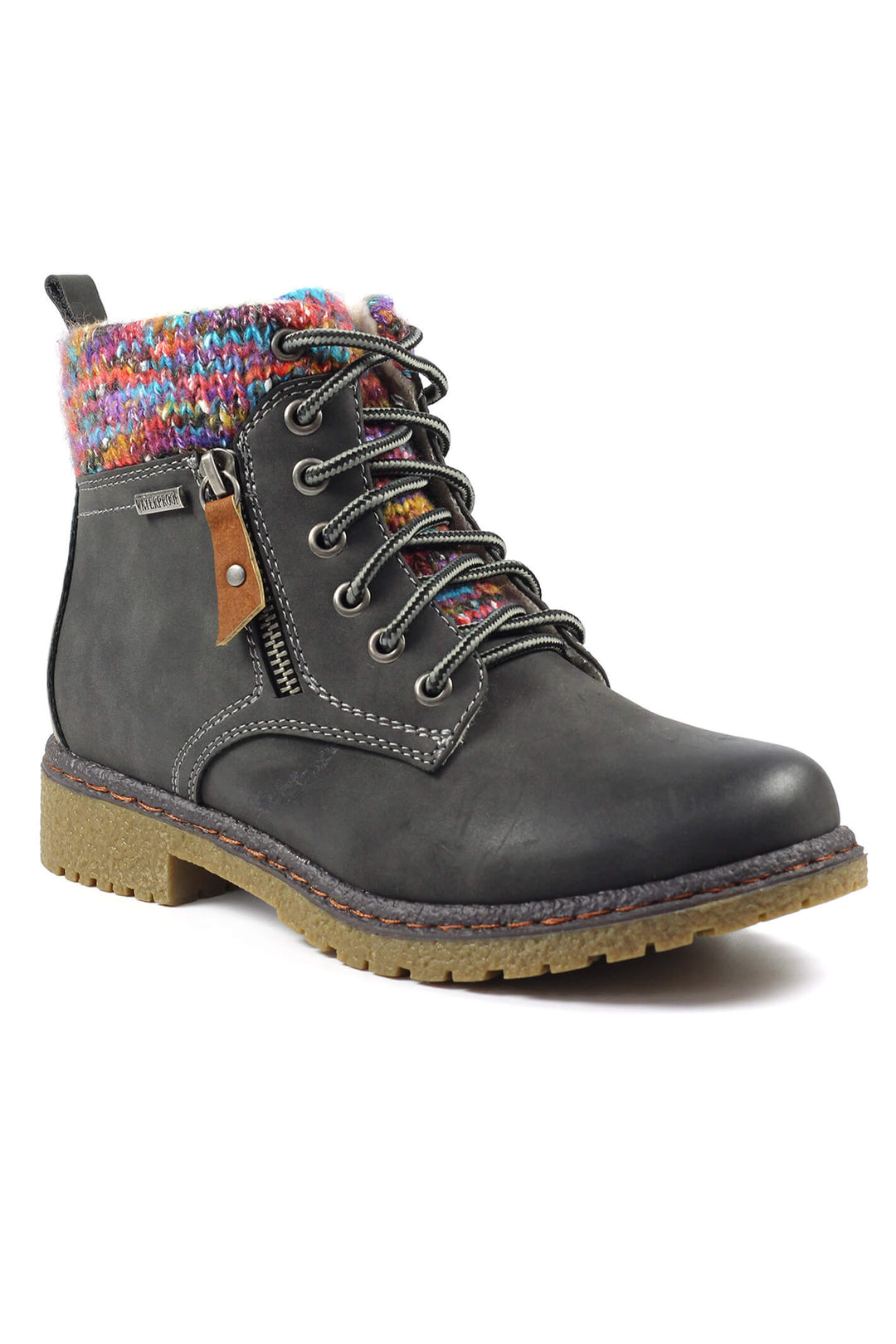 Lunar Jalapeno GLB099 Grey Ankle Boot - Shirley Allum Boutique