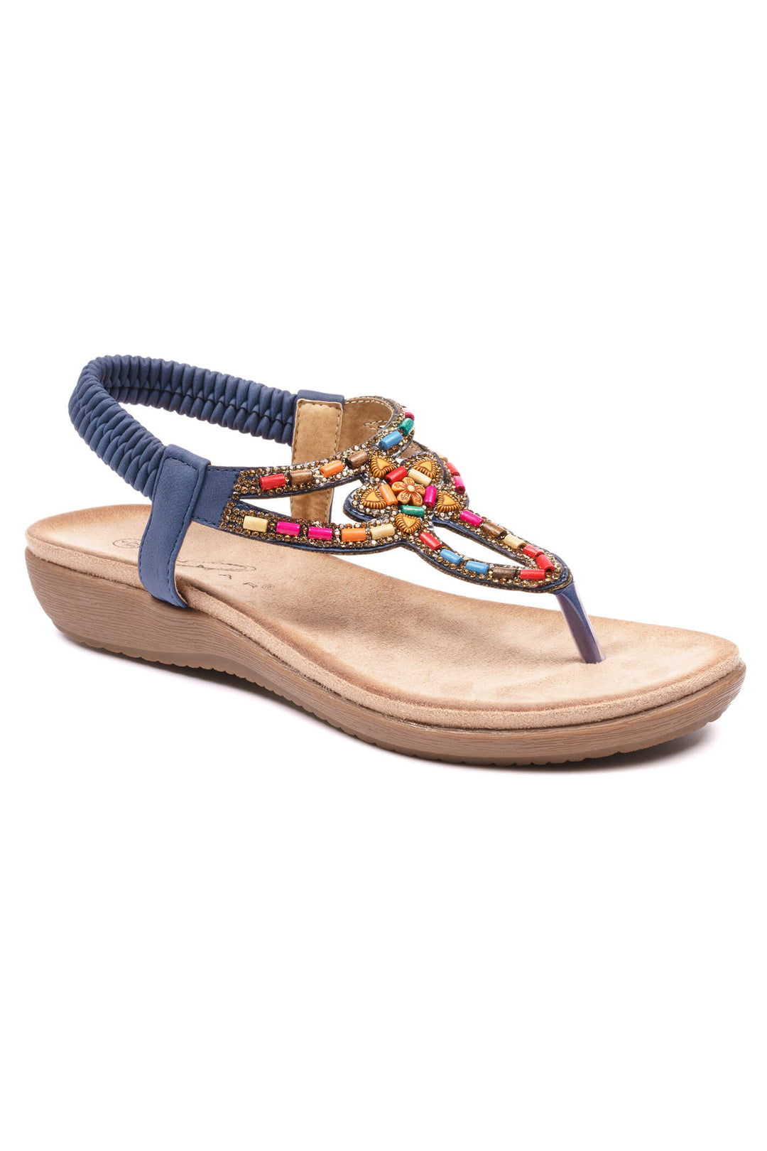 Lunar Una JLH320 Blue Sandal - Shirley Allum Boutique