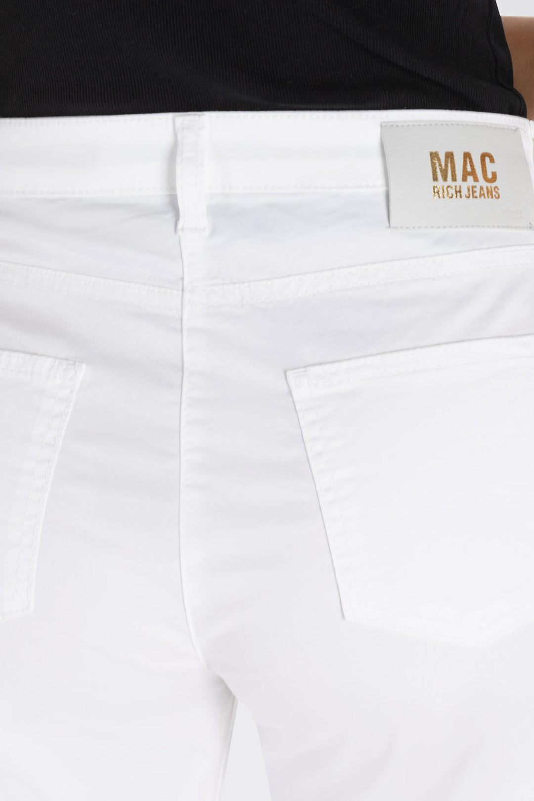 MAC 0434L 5984-00 010 White Rich Culotte Trousers - Shirley Allum Boutique