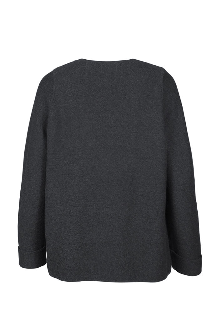 Mansted Moriko 97 Dark Charcoal Cotton Jumper - Shirley Allum Boutique