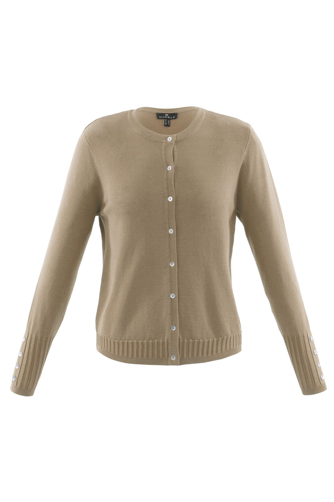 Marble 6500 185 Beige Cardigan - Shirley Allum Boutique