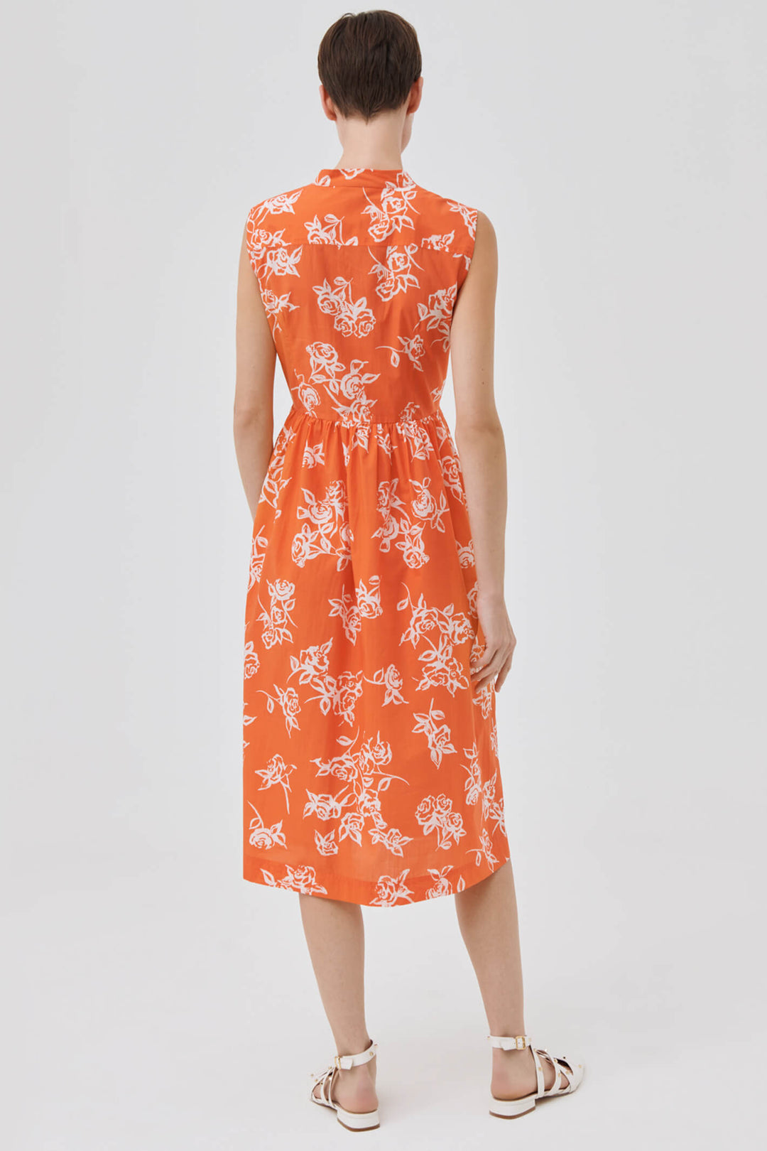 Marella 32210424200 Lodola Orange Dress - Shirley Allum Boutique