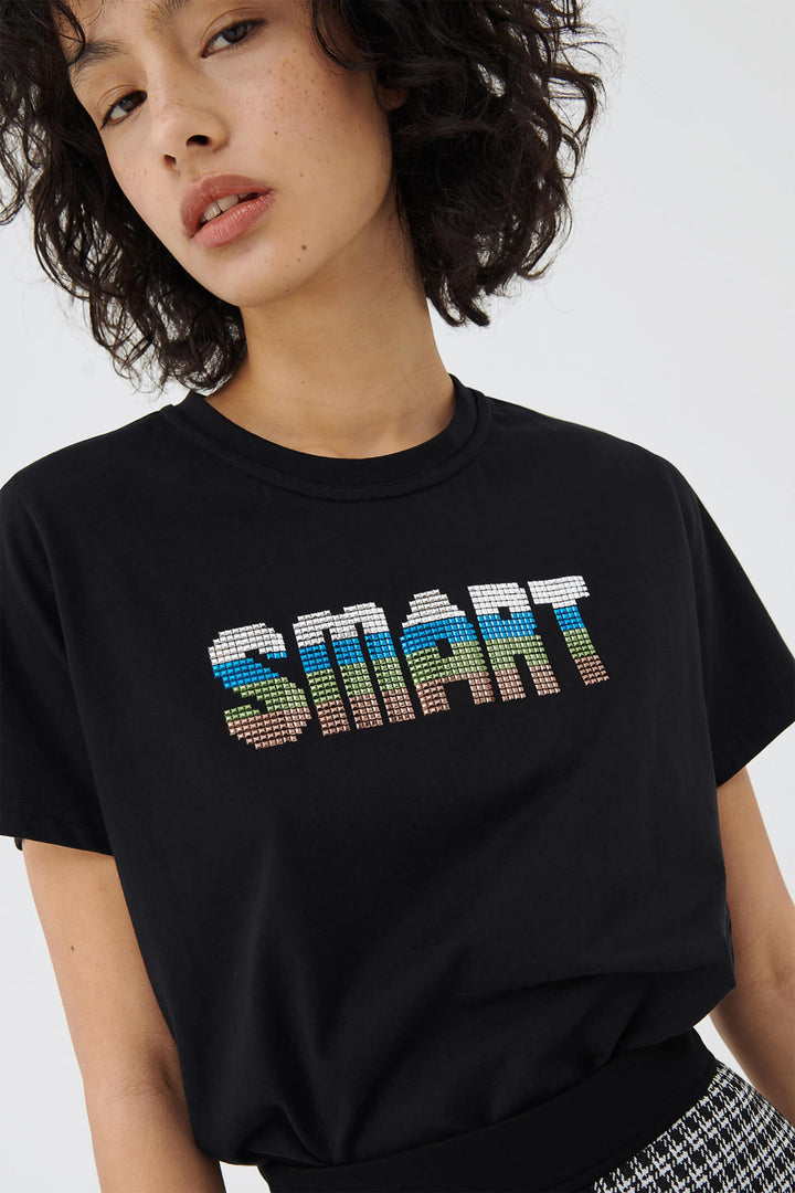 Marella Sport 39760227200 Jene Black Smart T-Shirt - Shirley Allum Boutique