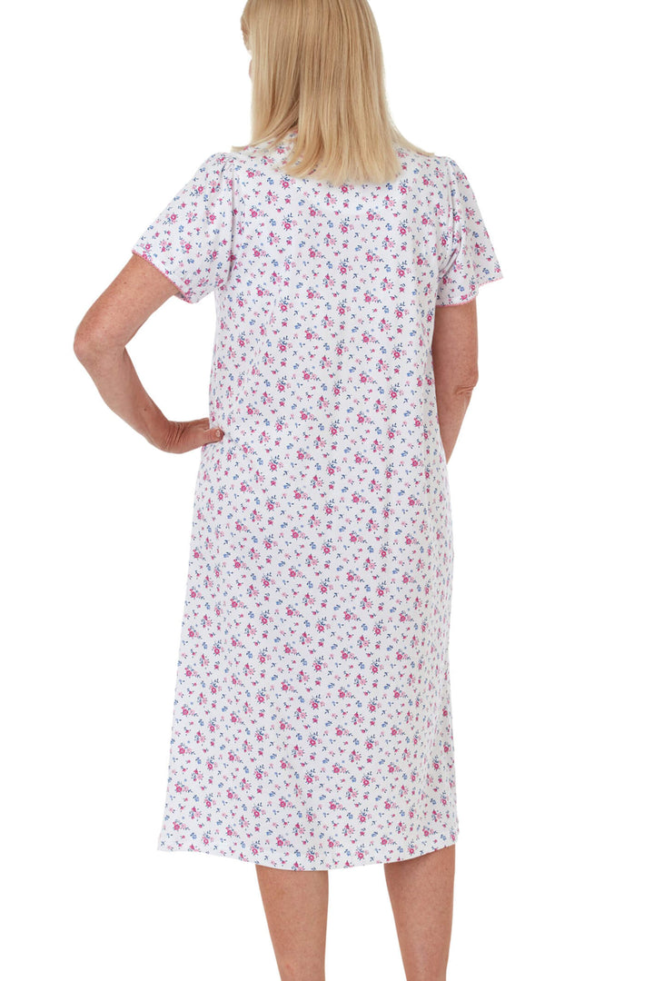 Marlon MA17970 Pink Maria Cotton Short Sleeve Nightdress - Shirley Allum Boutique