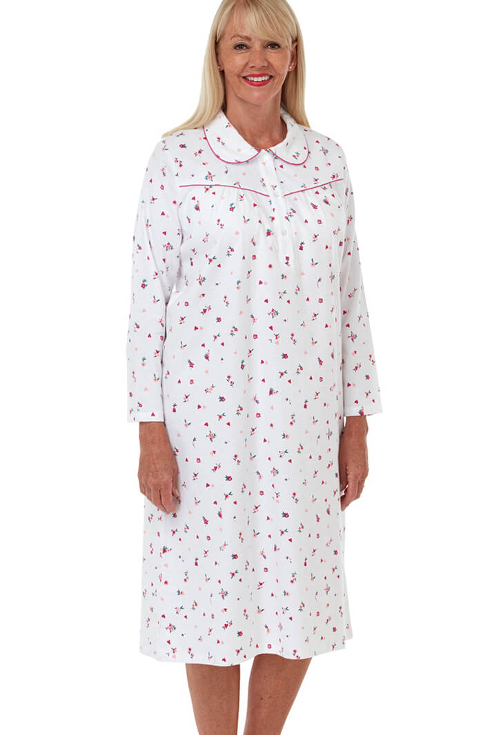 Marlon MA29475 Pink Floral Nightdress - Shirley Allum Boutique