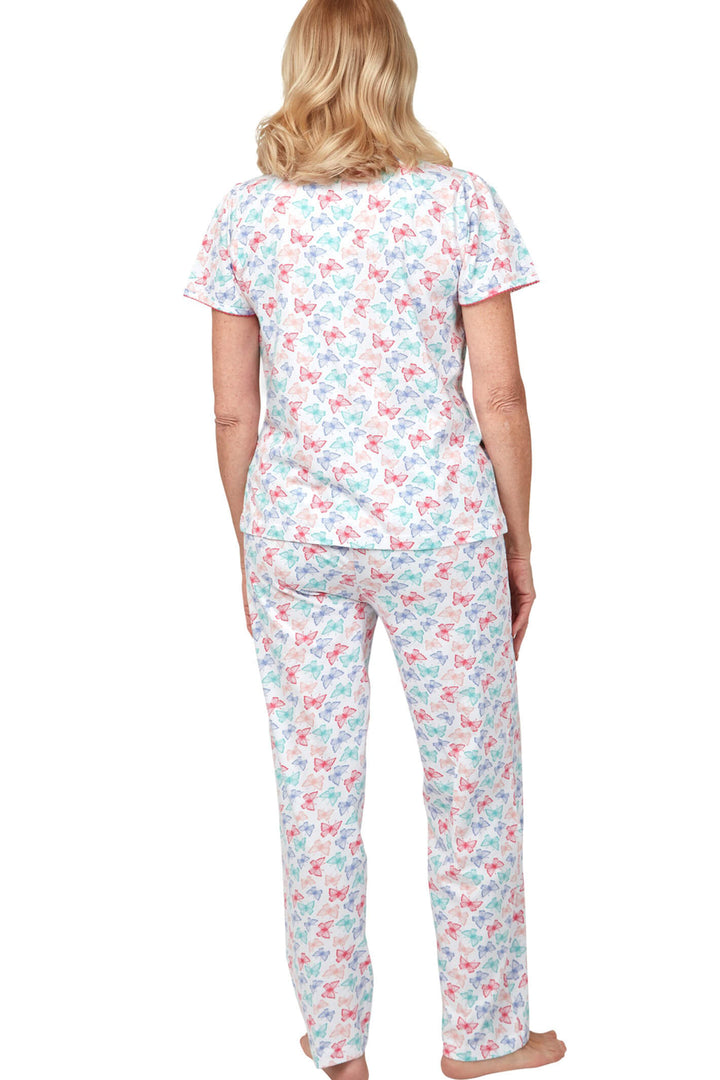 Marlon MA31676 Mable Pink Short Sleeve Cotton Pyjamas - Shirley Allum Boutique