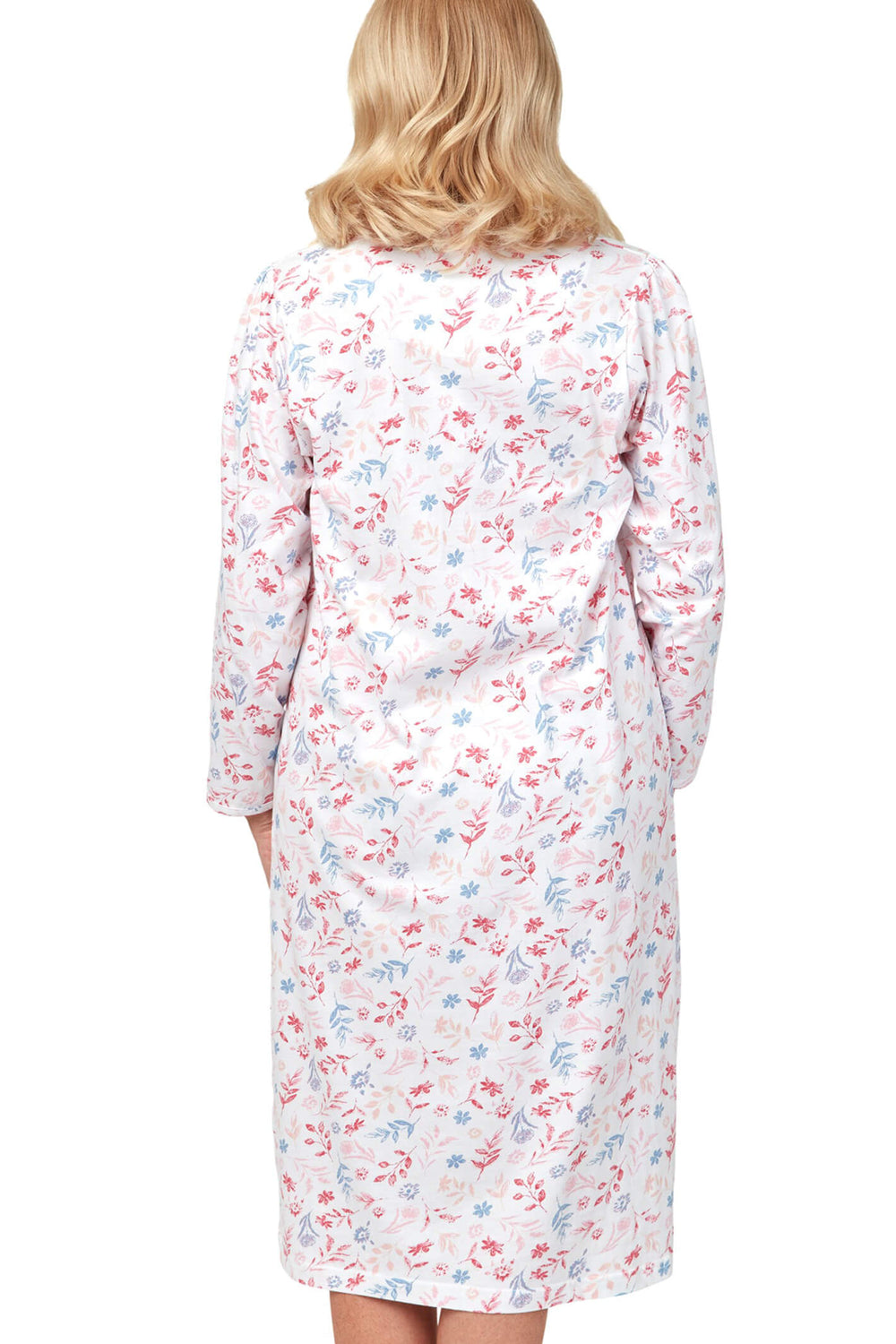 Marlon Ma31681 Lyla Pink Long Sleeve Cotton Nightdress - Shirley Allum Boutique