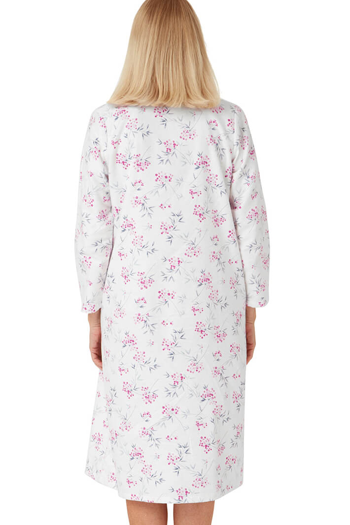 Marlon MA33600 Tilly Fuschia Winceyette Nightdress - Shirley Allum Boutique