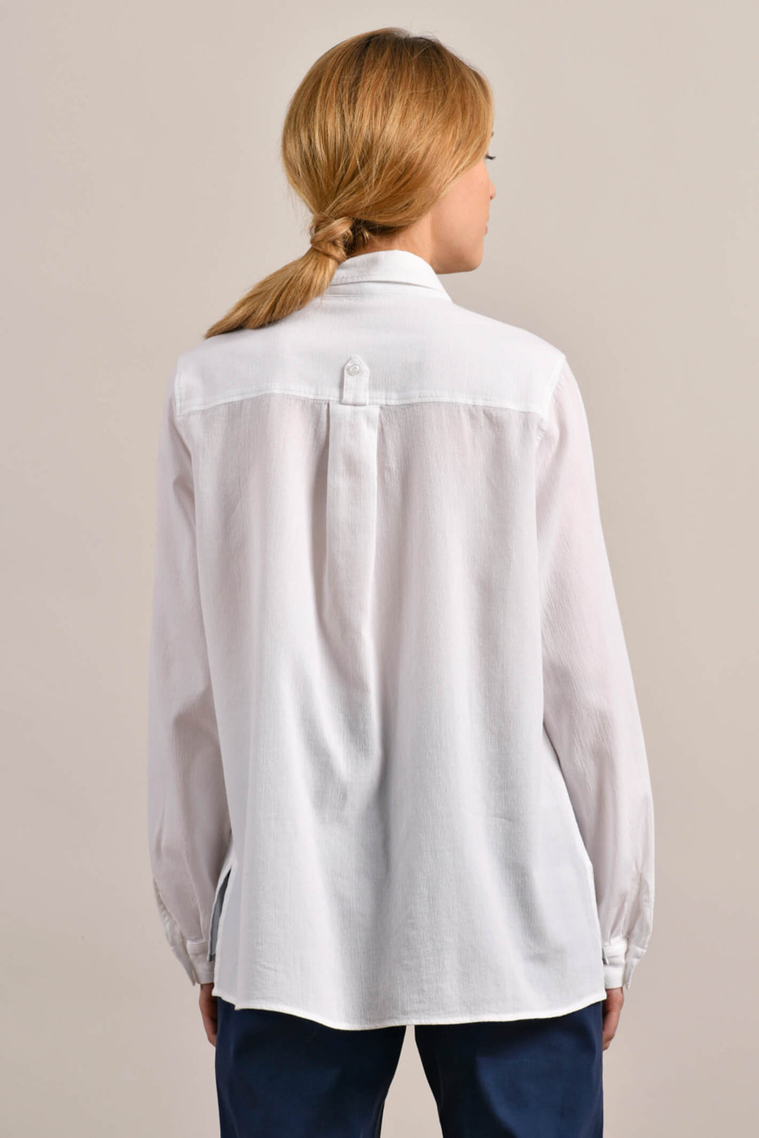 Mat De Misaine Croisiere-32559 U1 White Shirt - Shirley Allum Boutique