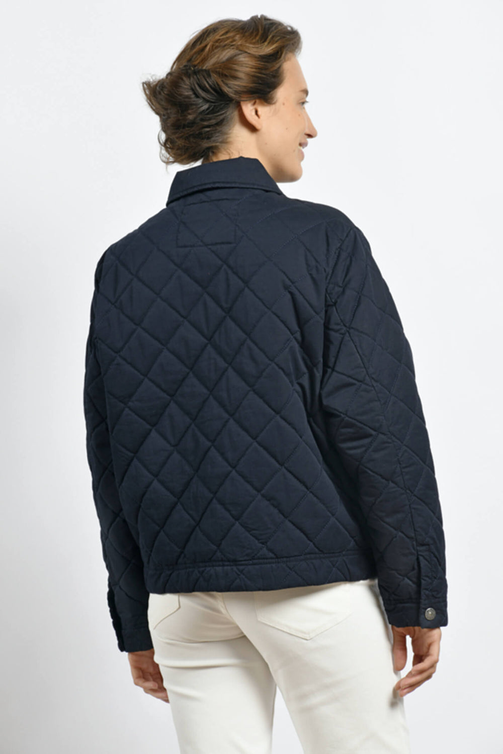 Mat De Misaine Facet MAT22585 Marine Blue Jacket - Shirley Allum Boutique