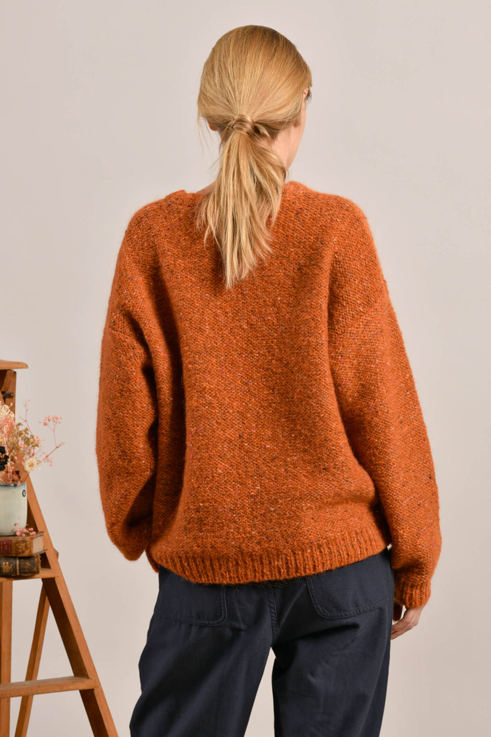 Mat De Misaine Tapas 541 MO344 Mouline Mandari Orange Jumper - Shirley Allum Boutique