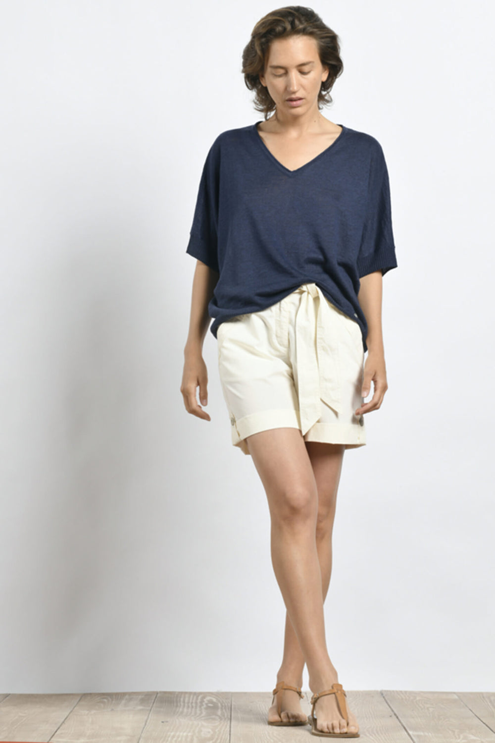 Mat De Misaine Tofi 556 Blue Celeste Navy Top - Shirley Allum Boutique