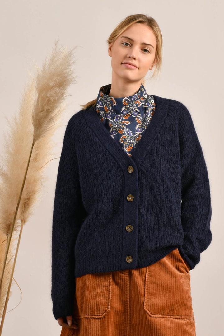 Mat De Misaine Topa Card 545 U357 Purple Cardigan - Shirley Allum Boutique
