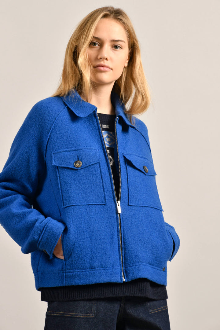 Mat De Misaine Varro 32296 U255 Outremer Blue Jacket - Shirley Allum Boutique