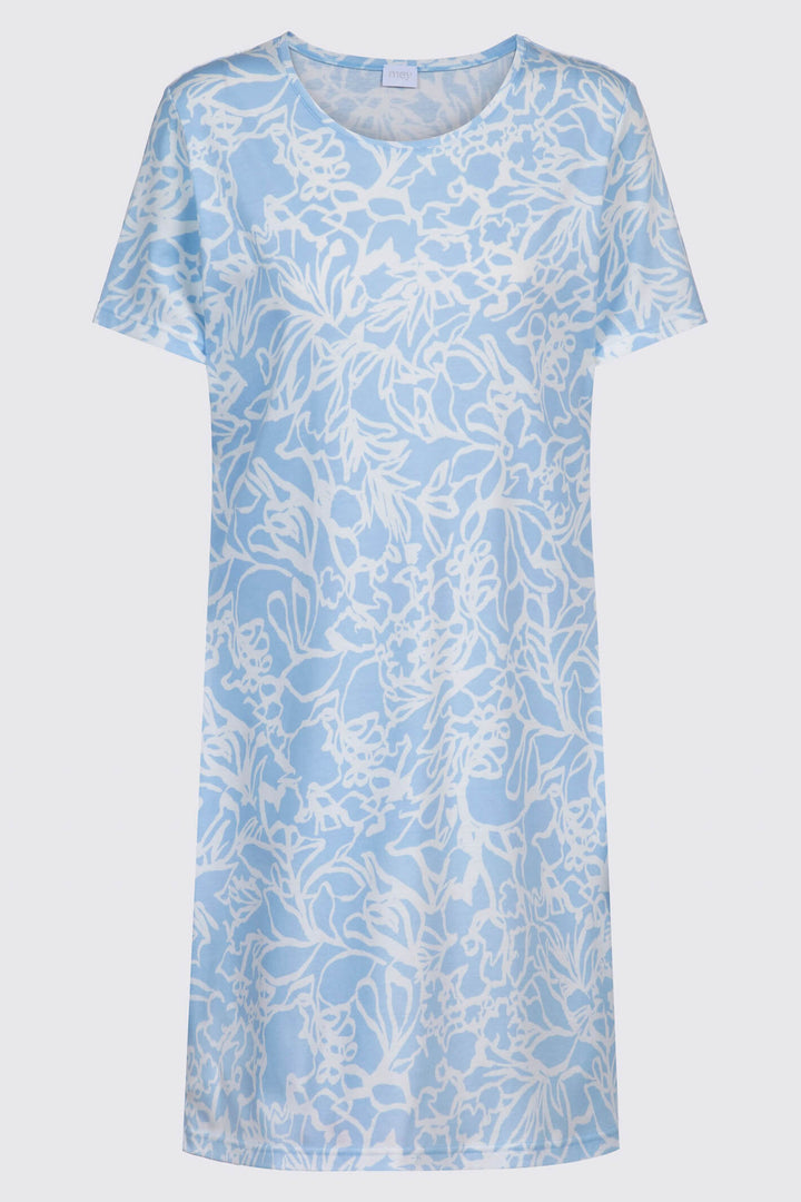 Mey 11233 309 Dream Blue Print Short Sleeve Sleepshirt