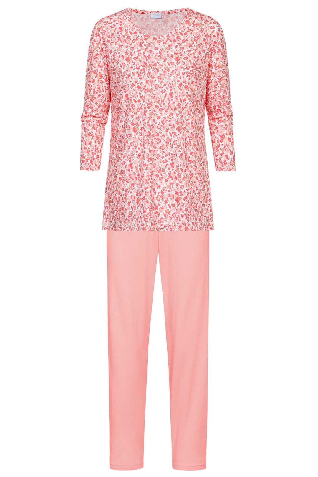 Mey 13196 794 Petal Pink Print Top Pyjama Set - Shirley Allum Boutique