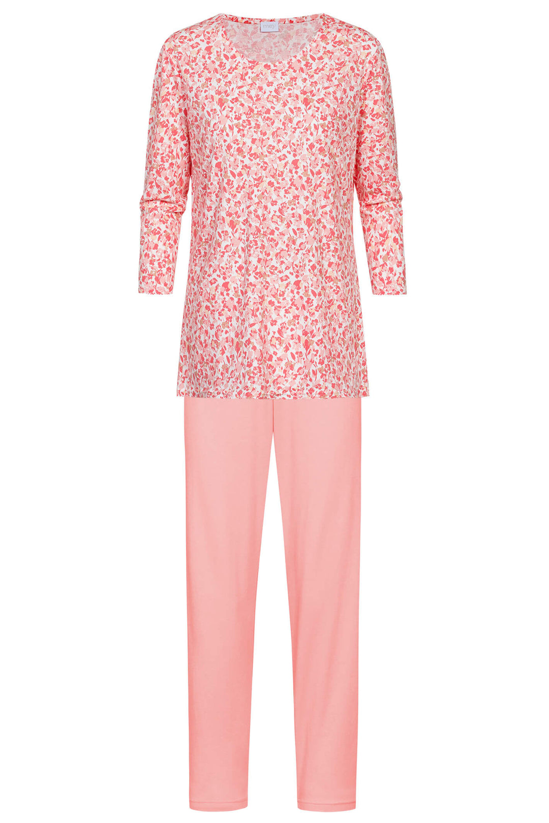 Mey 13196 794 Petal Pink Print Top Pyjama Set - Shirley Allum Boutique