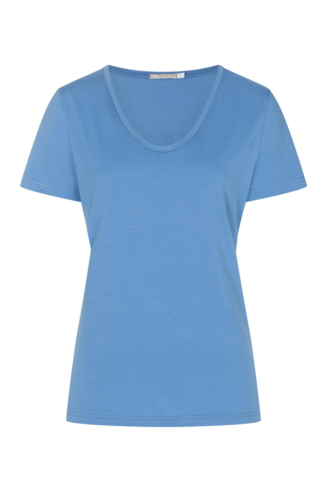 Mey 16387 Zia Pacific Blue Short Sleeve Top - Shirley Allum Boutique