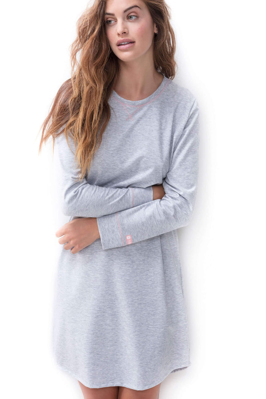 Mey 16490 Neu Stone Grey Sleepshirt - Shirley Allum Boutique