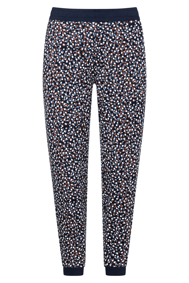 Mey 16530 Ronja Night Blue Navy Print Long Pants - Shirley Allum Boutique