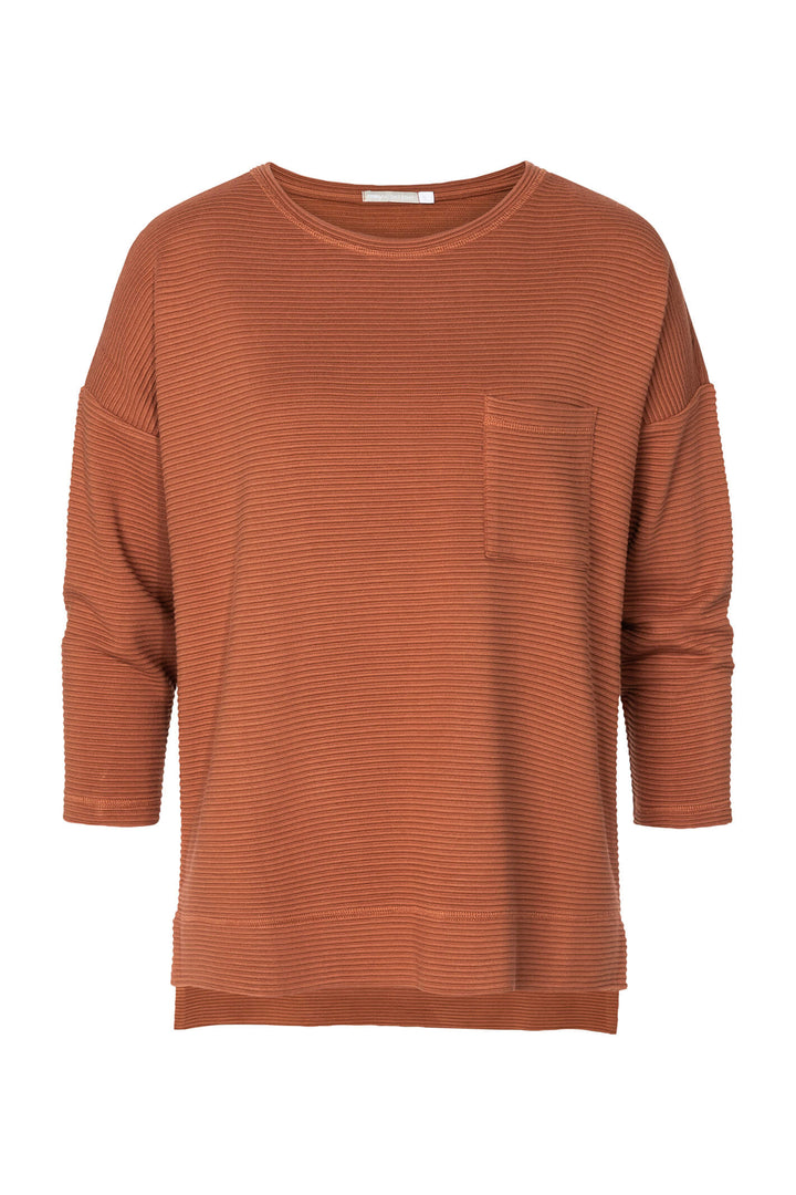 Mey 16538 Lia Brown Coffee Three Quarter Sleeve Jumper - Shirley Allum Boutique