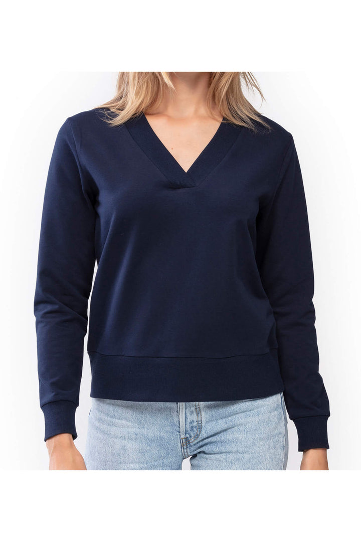 Mey 16746 Layla Night Blue Cotton Jumper - Shirley Allum Boutique
