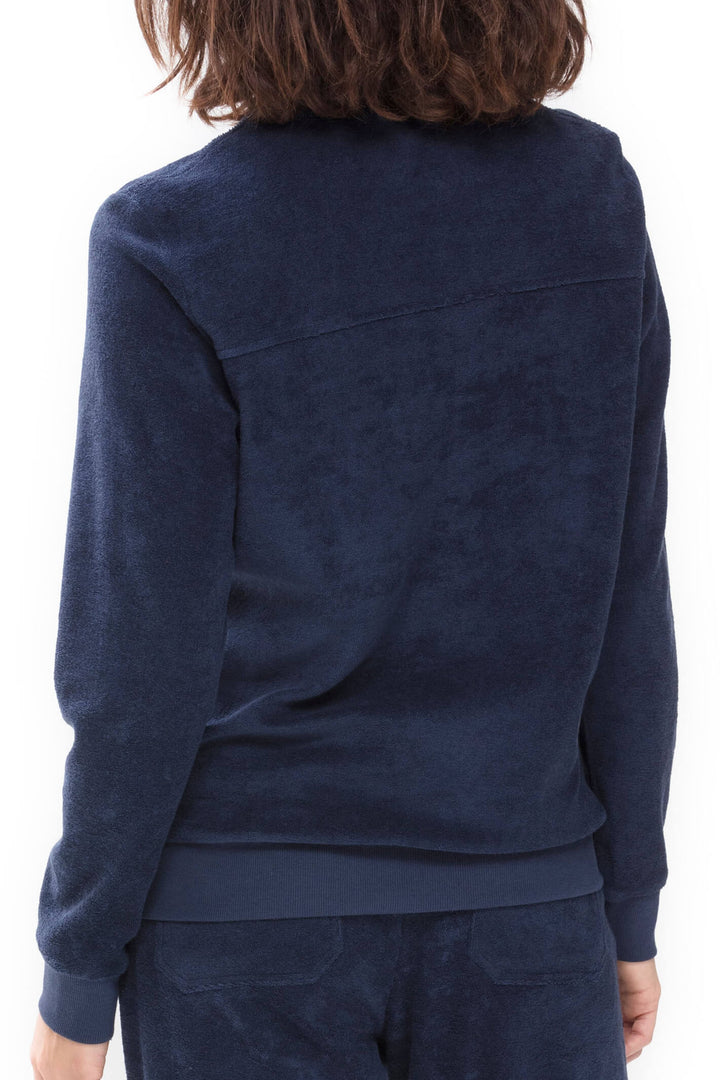 Mey 16775 Dunja Night Blue Zip Front Jacket - Shirley Allum Boutique