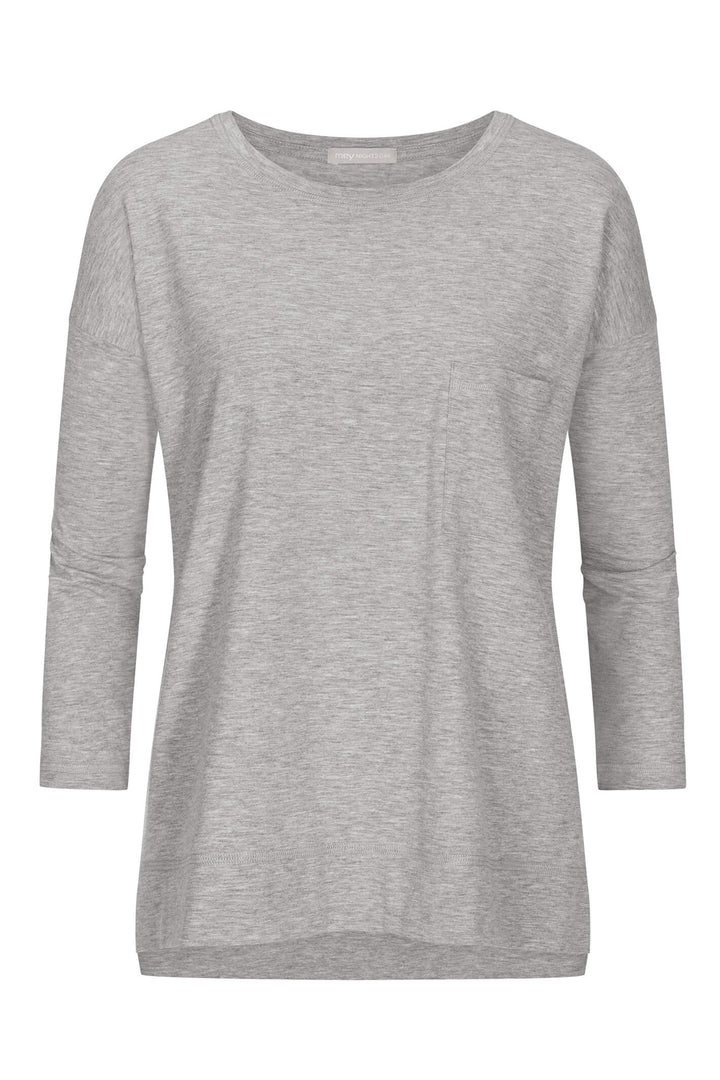 Mey 16806 Demi Grey Three-Quarter Sleeve Top - Shirley Allum Boutique