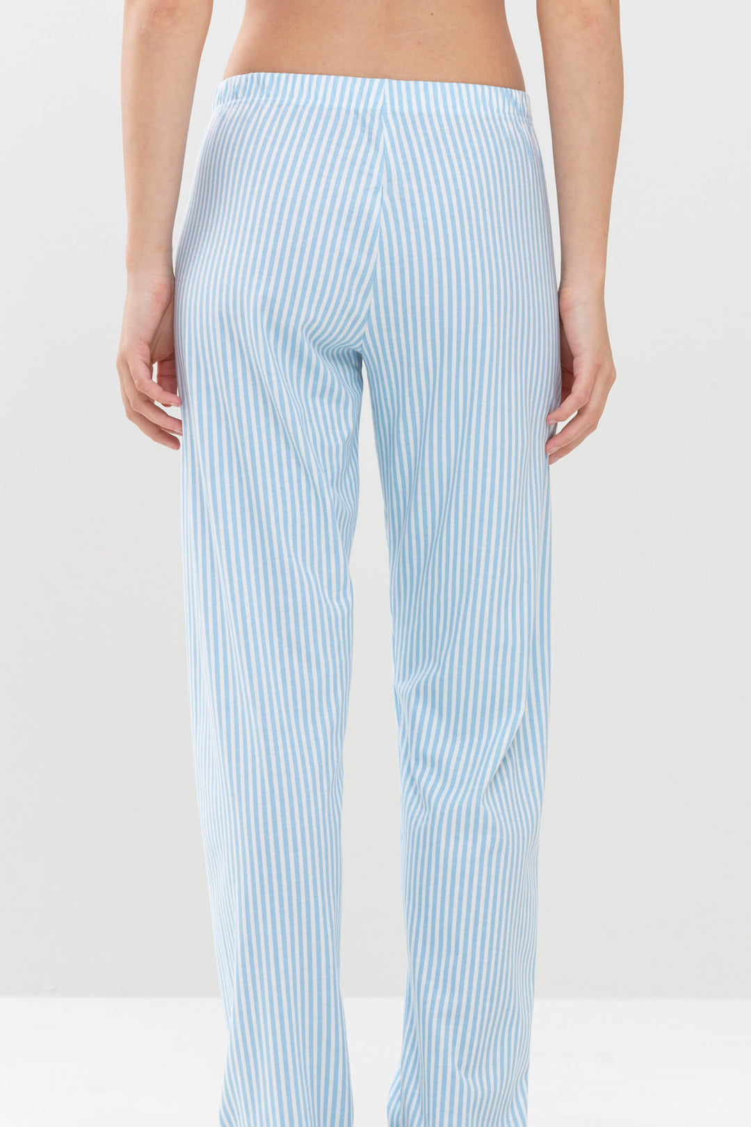 Mey 17203 309 Dream Blue Stripe Pyjama Bottoms - Shirley Allum Boutique