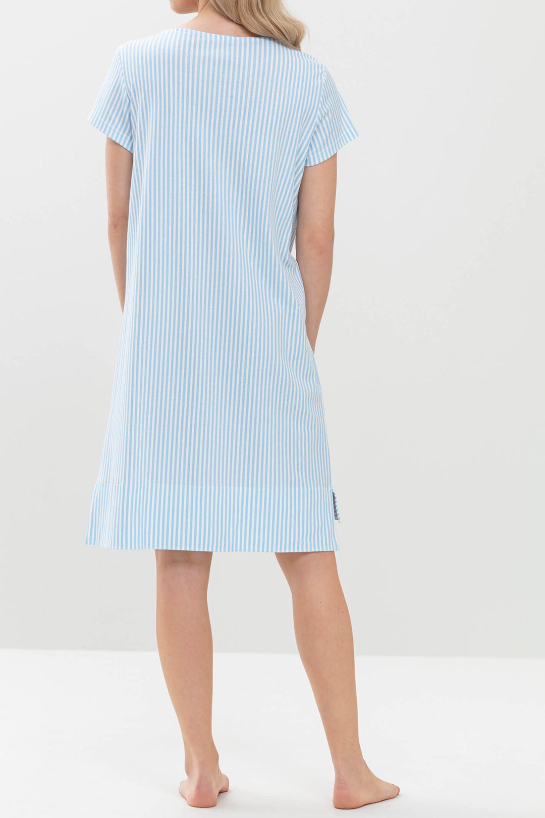 Mey 17218 309 Dream Blue Stripe Sleepsation Nightshirt - Shirley Allum Boutique