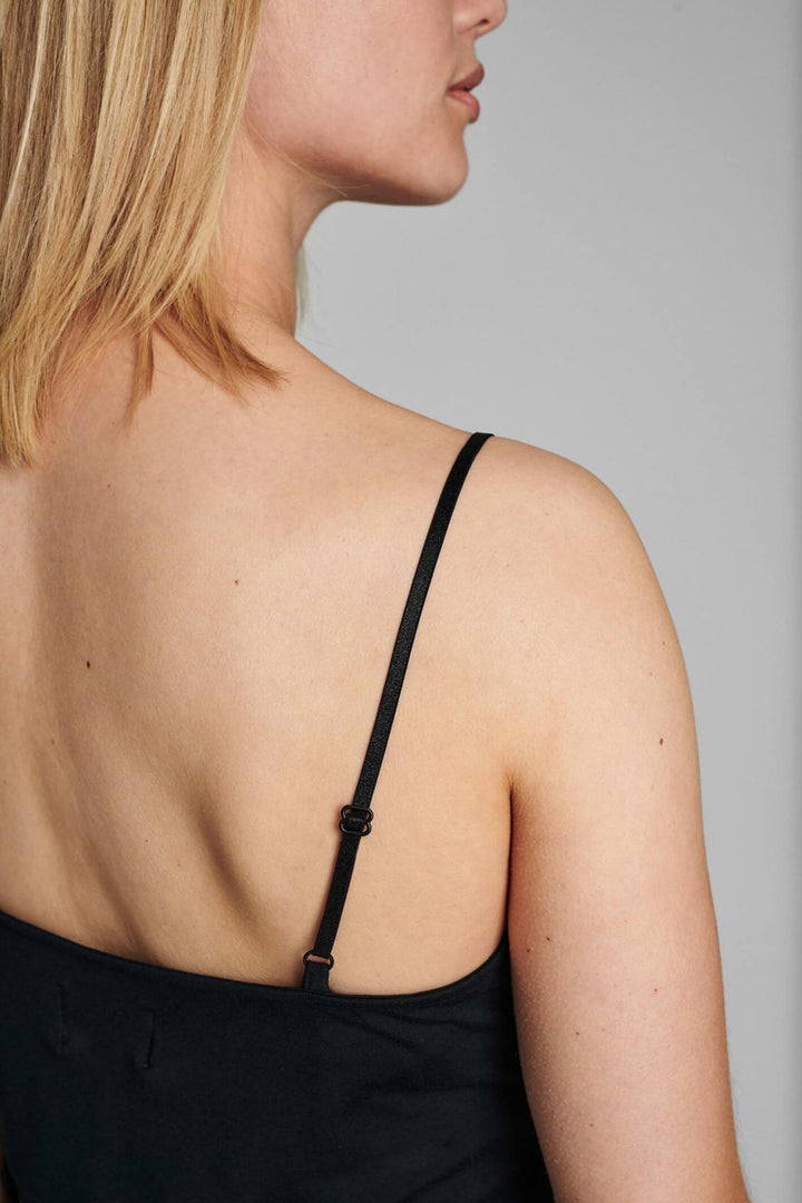 Numph 700272 Nubowie Black Singlet 0000 Caviar Cami - Shirley Allum