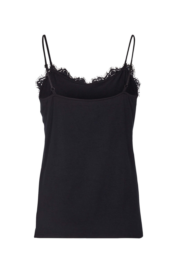 Numph 700272 Nubowie Black Singlet 0000 Caviar Cami - Shirley Allum