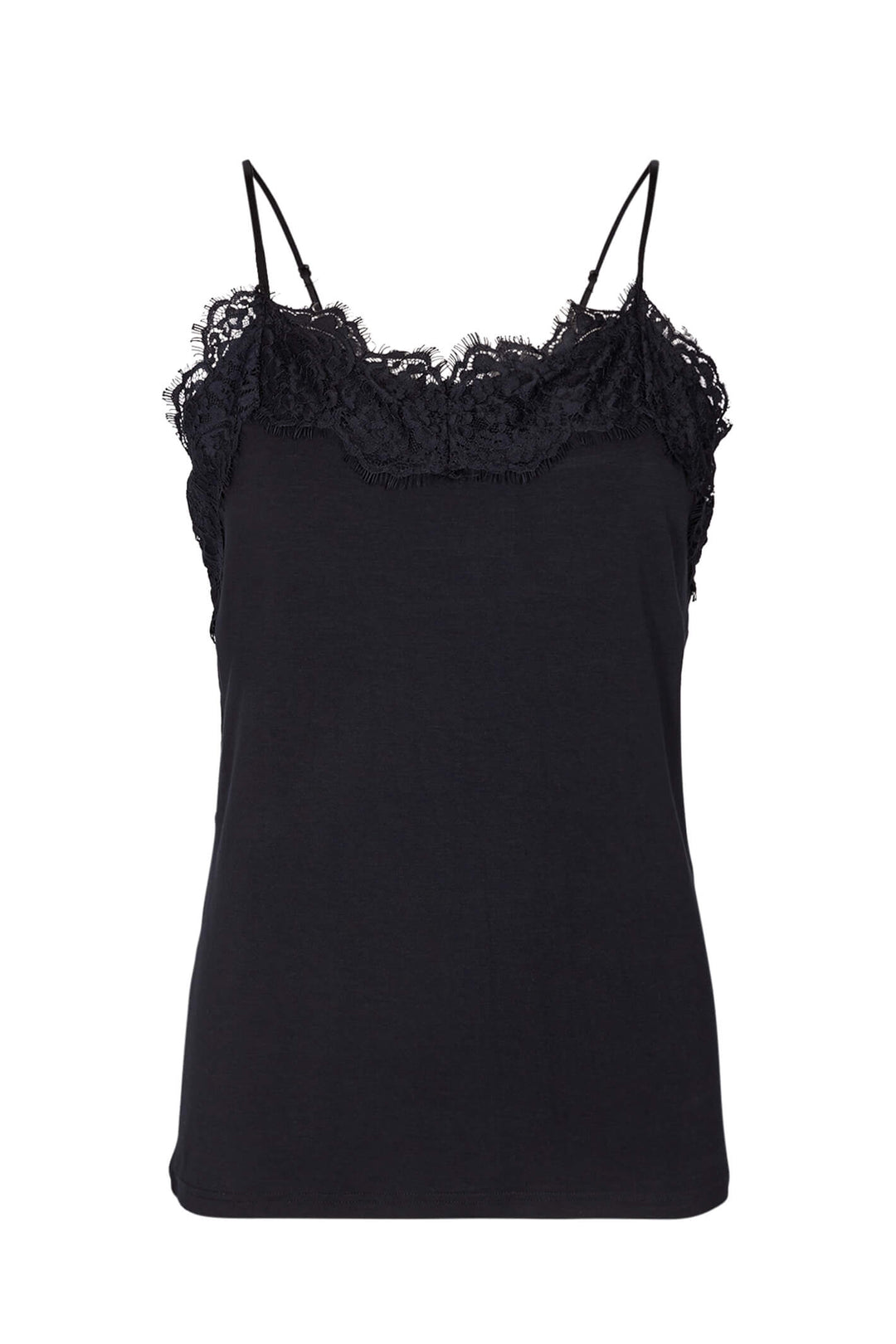 Numph 700272 Nubowie Black Singlet 0000 Caviar Cami - Shirley Allum