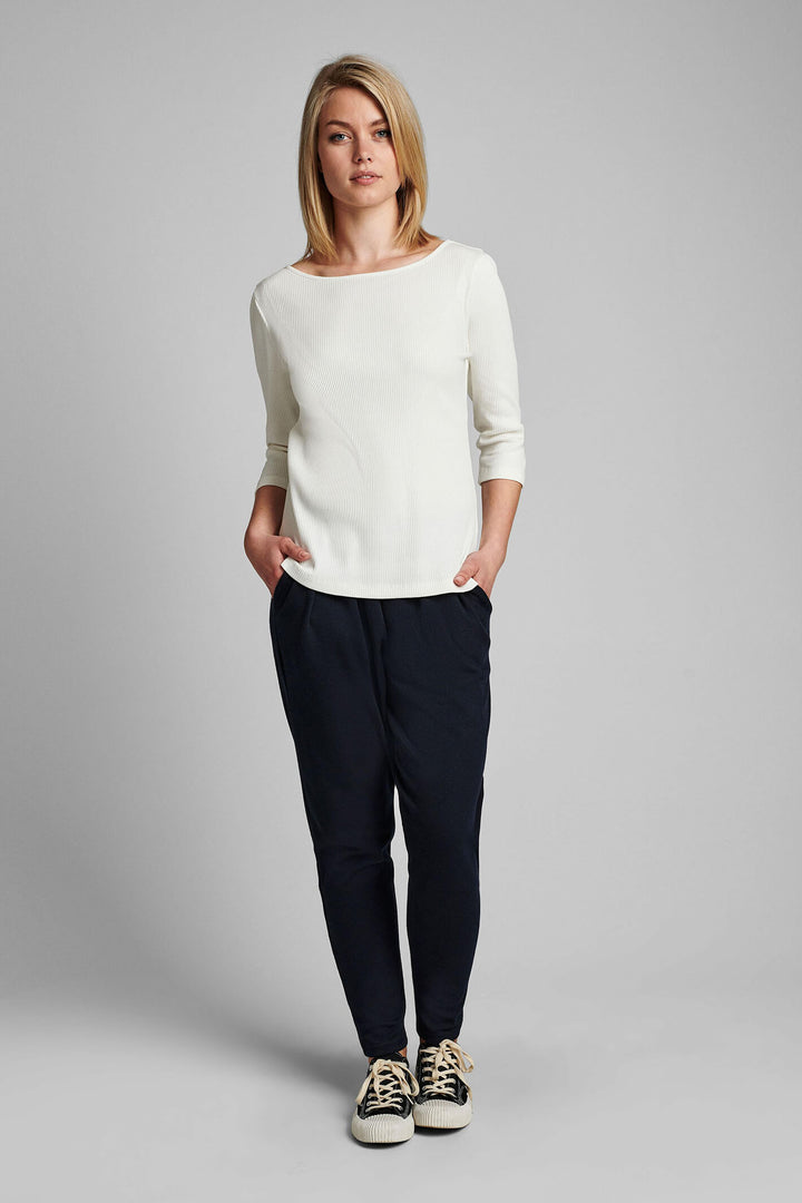 Numph 700319 Nudai Cloud Dancer Cream 9001 T-Shirt - Shirley Allum