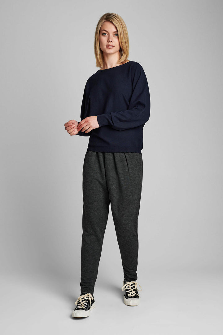 Numph 700321 Nudaya Pullover Jumper Dark Sapphire 3038 Navy - Shirley Allum#colour_dark-sapphire-3038-navy