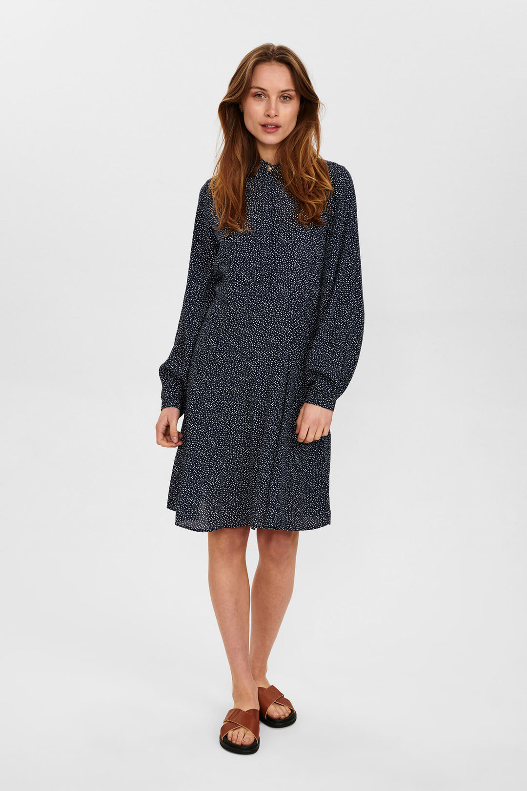Numph 700368 Nucourtney Dark Sapphire Blue 3038 Dress - Shirley Allum