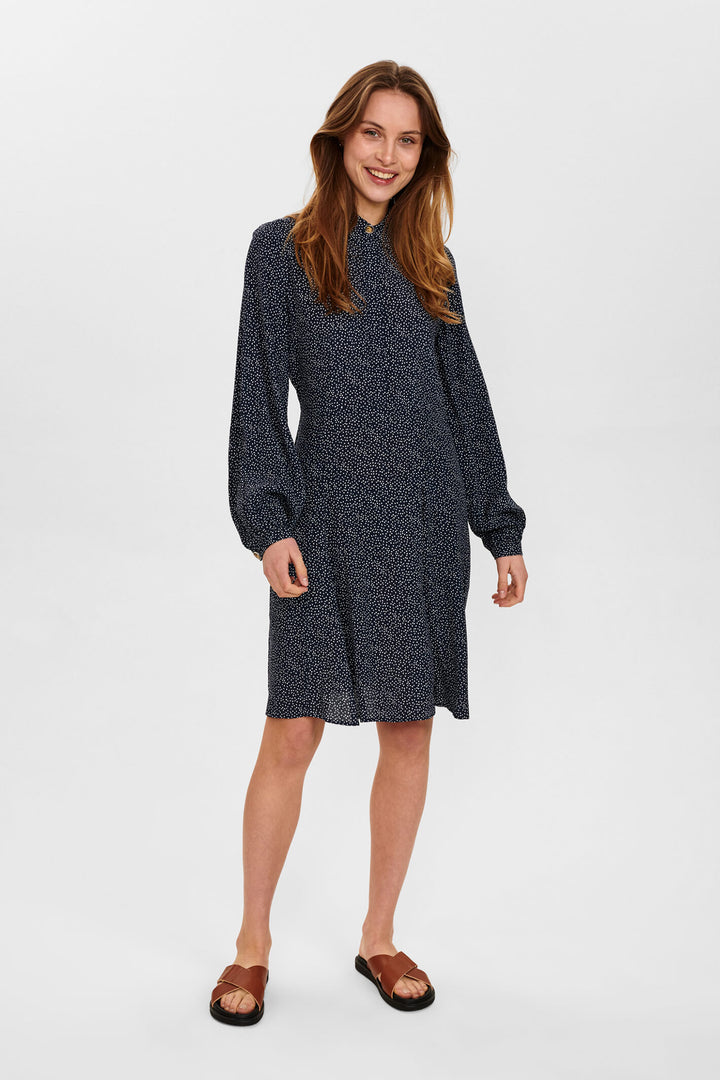 Numph 700368 Nucourtney Dark Sapphire Blue 3038 Dress - Shirley Allum