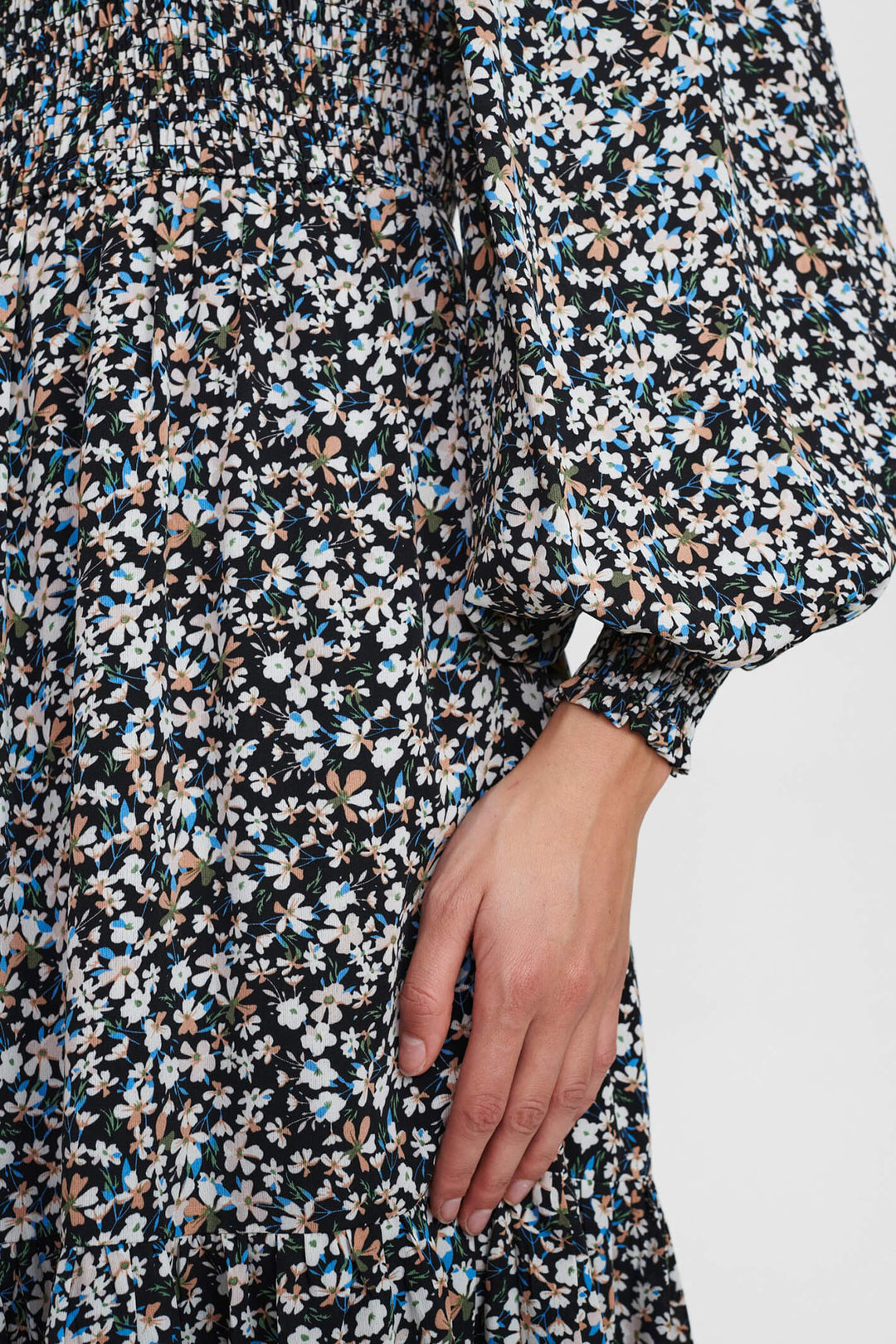 Numph 700461 Nucaltum 3088 Blue Della Robbia Dress - Shirley Allum Boutique