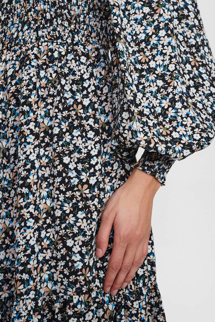 Numph 700461 Nucaltum 3088 Blue Della Robbia Dress - Shirley Allum Boutique