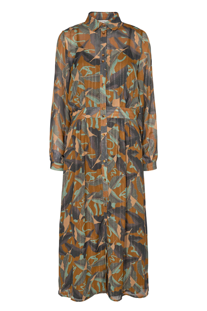Numph 700854 Nucalixta 5535 Cathay Spice Shirt Dress - Shirley Allum Boutique