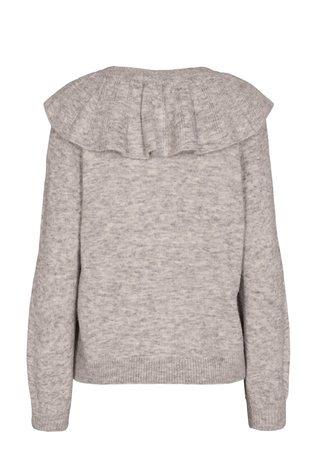 Numph 700956 Nucathay 0510 Light Grey Cardigan - Shirley Allum Boutique