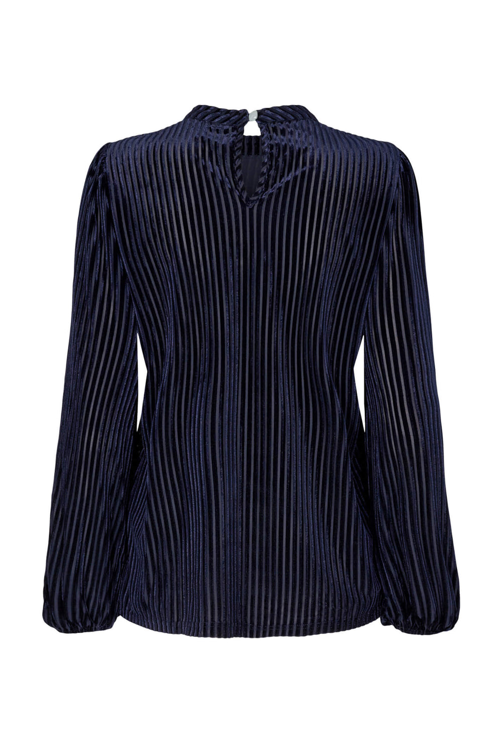 Numph 701160 Nubeisse 3038 Dark Sapphire Stripe Top - Shirley Allum Boutique