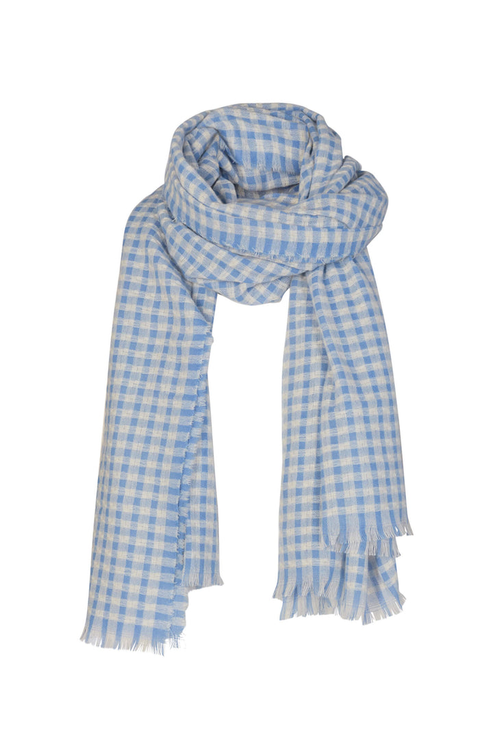 Numph 701483 Nufleurie 3088 Blue Della Robbia Scarf - Shirley Allum Boutique