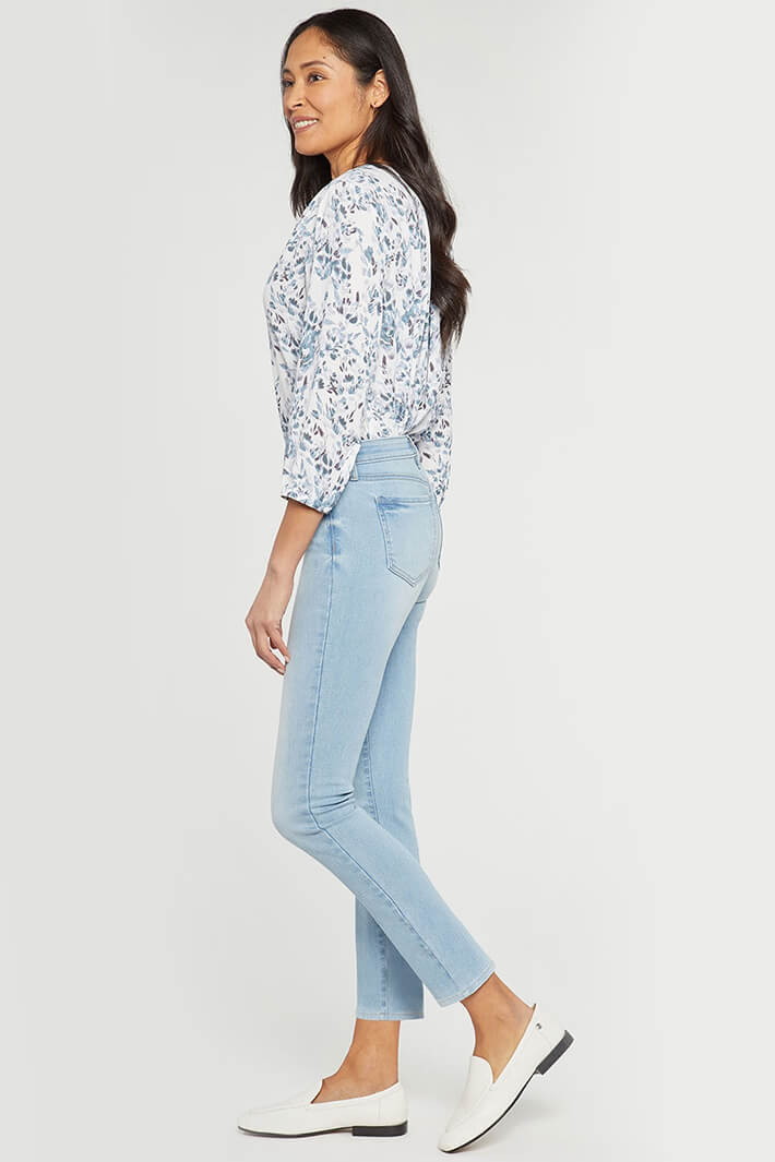 NYDJ Alina 2633 Northstar Light Blue Skinny Ankle Jeans - Shirley Allum Boutique