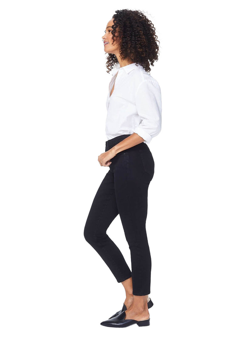 NYDJ Alina Legging MBDMLA2633 Black Ankle Jean - Shirley Allum