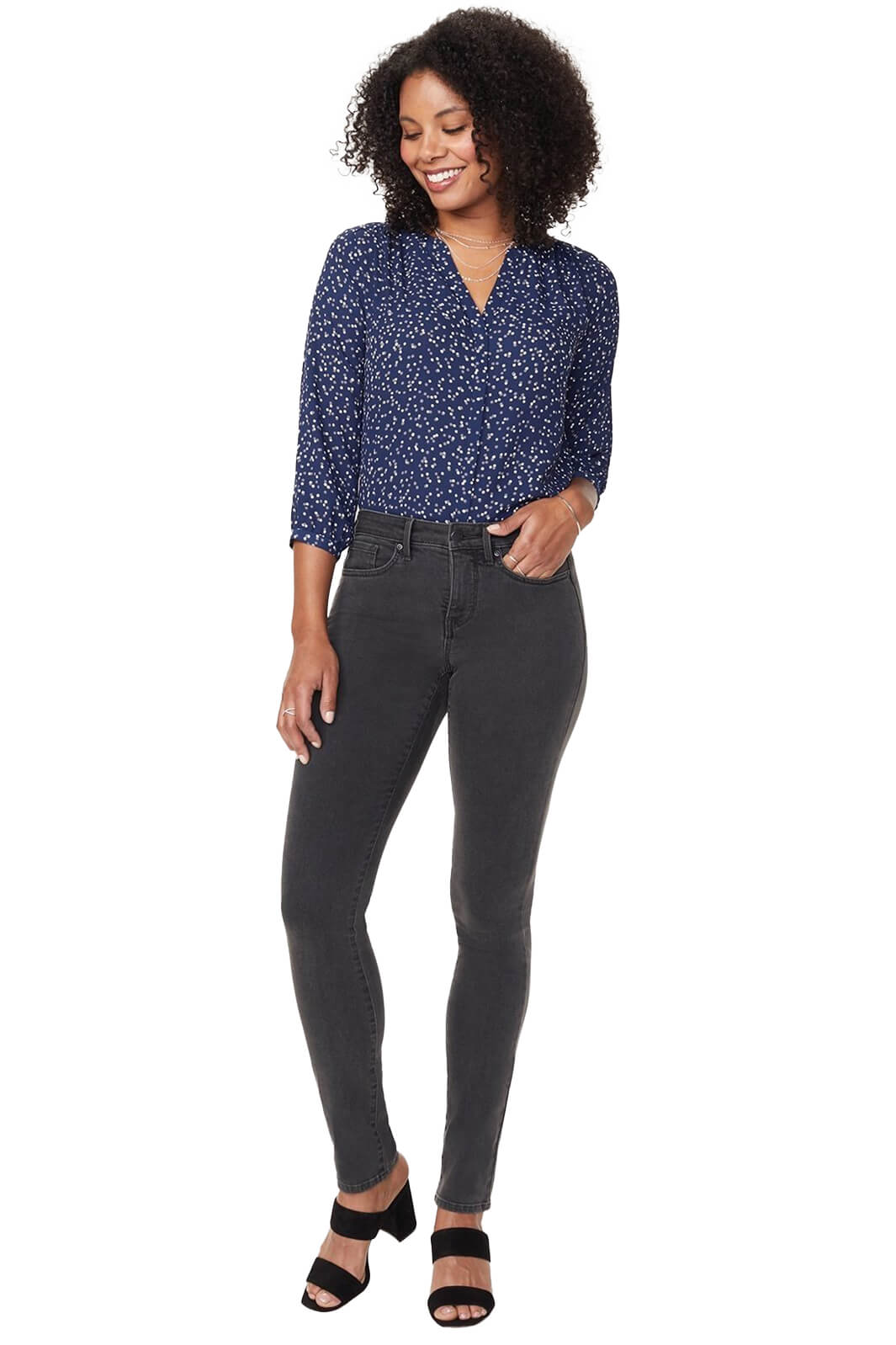 NYDJ Alina Legging MBNQLS2402 2718 Folsom Jean - Shirley Allum