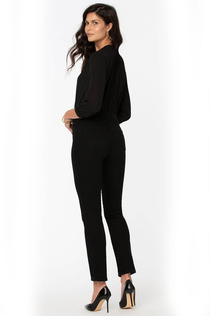 NYDJ MNBBSS8518 Sheri Slim Black Jeans - Shirley Allum Boutique