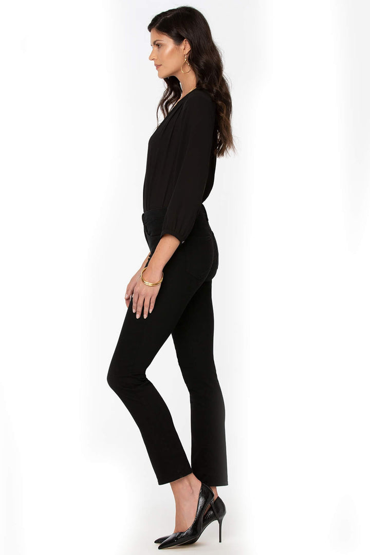 NYDJ MNBBSS8518 Sheri Slim Black Jeans - Shirley Allum Boutique