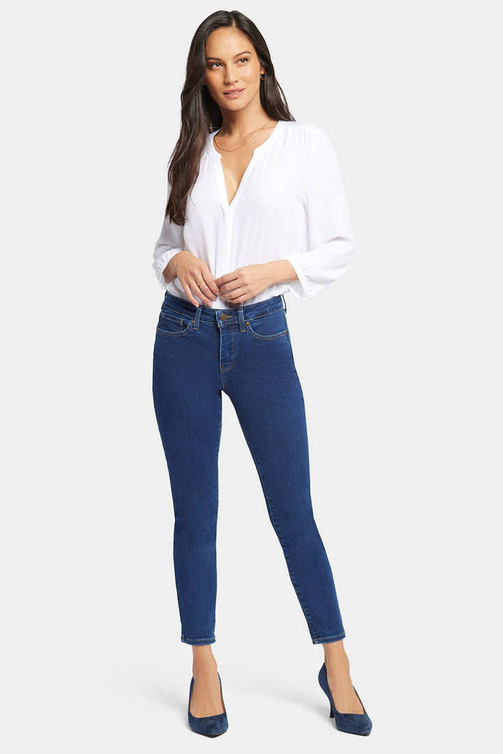 NYDJ MPRILA2633 Medium Blue Alina Quinn Legging Ankle Jeans - Shirley Allum Boutique